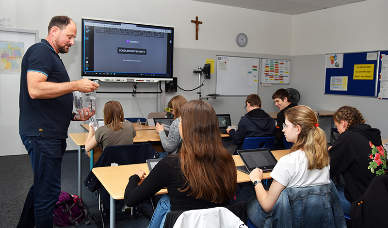 Digitalaer Unterricht in der Franziskusschule